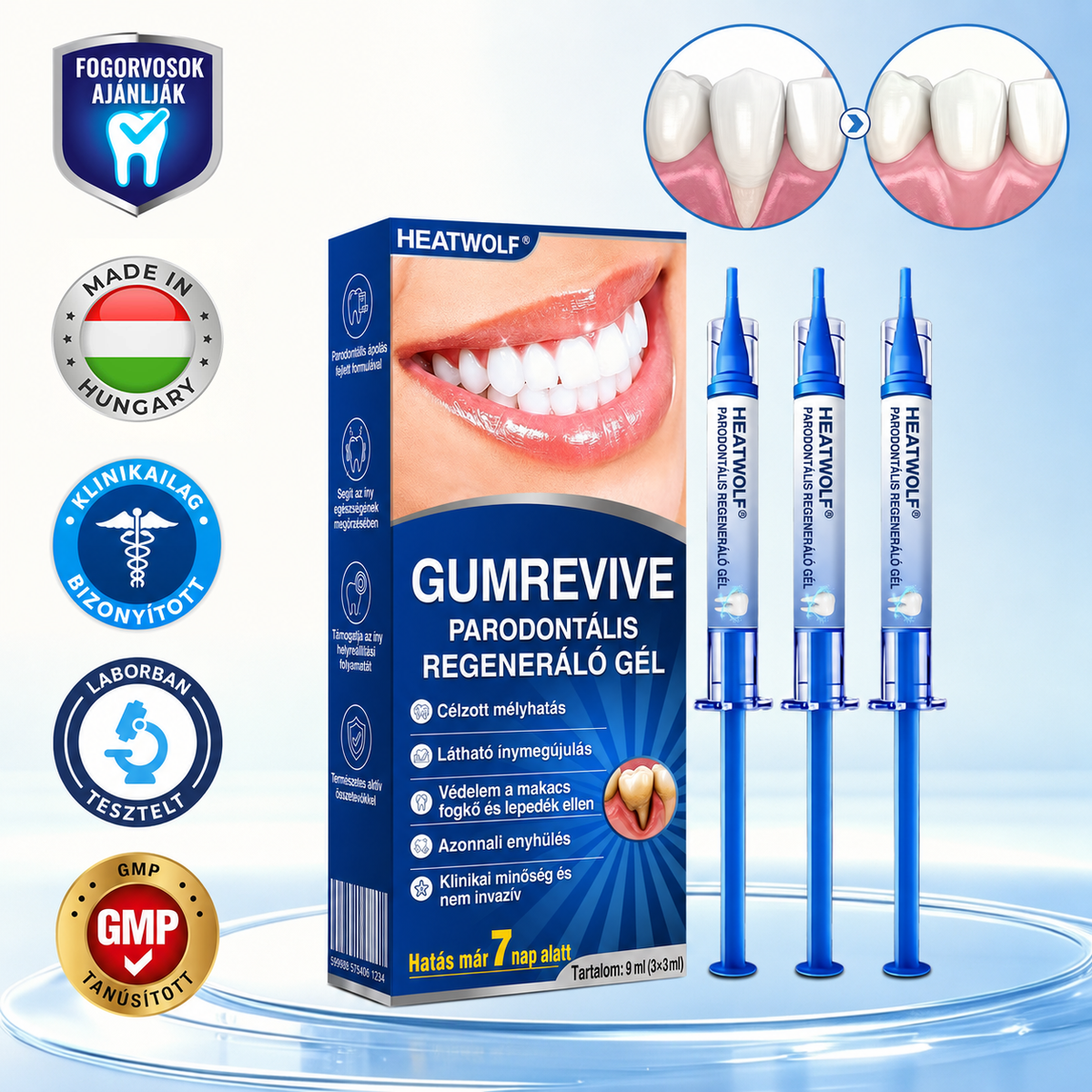 🇭🇺👨‍⚕️✅🦷 HEATWOLF® GumRevive – Parodontális helyreállító gél🦷✨3️⃣6️⃣