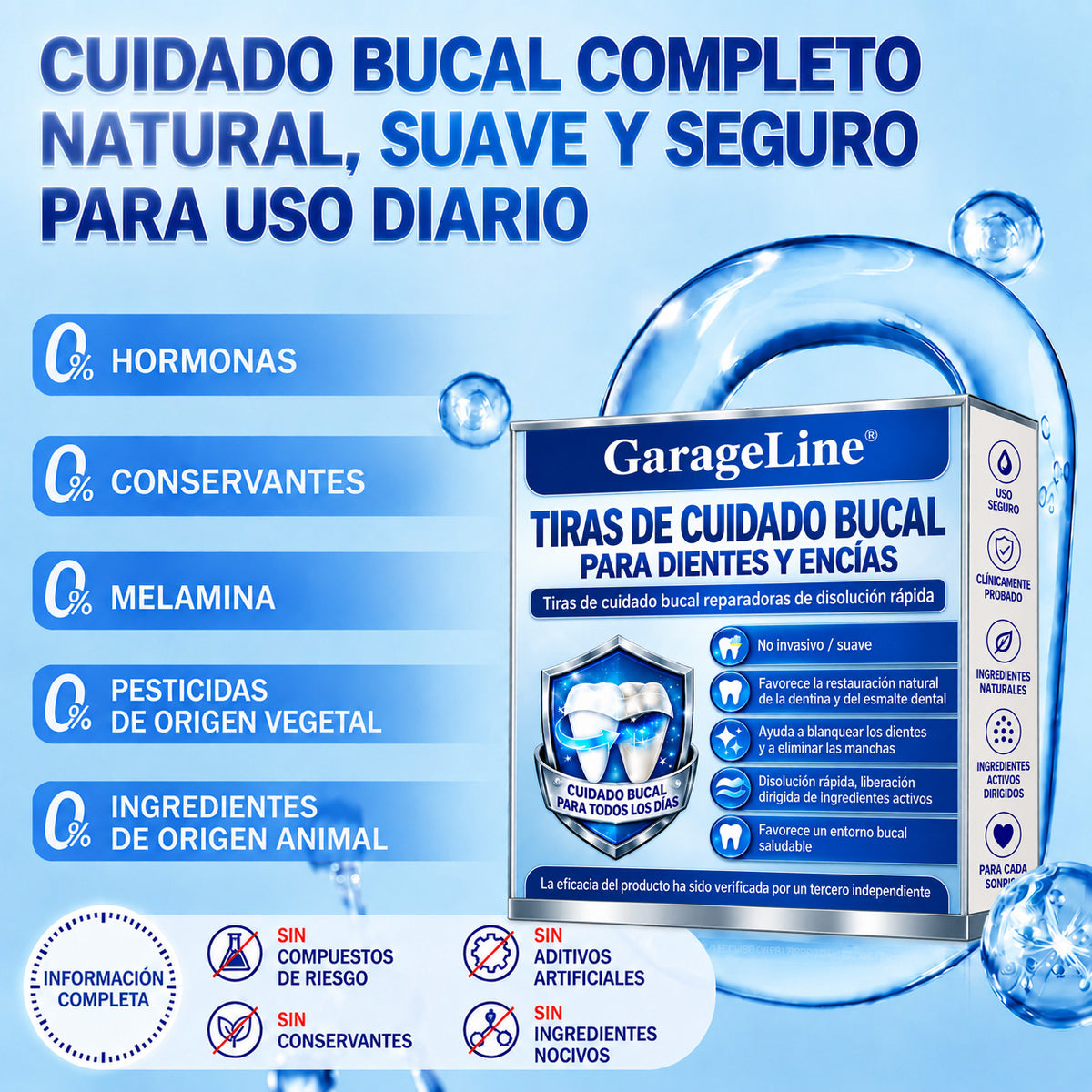 🇪🇸👨‍⚕️✅GarageLine®🦷🍃Ilumina tu sonrisa✨ Parche profesional blanqueador dental 🍃2️⃣