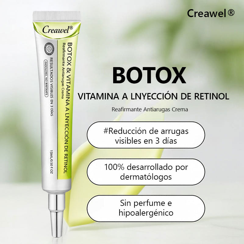 💡 𝑪𝒓𝒆𝒂𝒘𝒆𝒍® 𝑩𝒐𝒕𝒐𝒙 & 𝑽𝒊𝒕𝒂-𝑨 𝑹𝒆𝒕𝒊𝒏𝒐𝒍 𝑺𝒉𝒐𝒕 𝒄𝒓𝒆𝒎𝒂 𝒓𝒆𝒂𝒇𝒊𝒓𝒎𝒂𝒏𝒕𝒆 𝒂𝒏𝒕𝒊𝒂𝒓𝒓𝒖𝒈𝒂𝒔 ⏰ ¡Ú𝒍𝒕𝒊𝒎𝒐 𝒅í𝒂! 70% 𝒅𝒆 𝒅𝒆𝒔𝒄𝒖𝒆𝒏𝒕𝒐 🧴🧴🧴