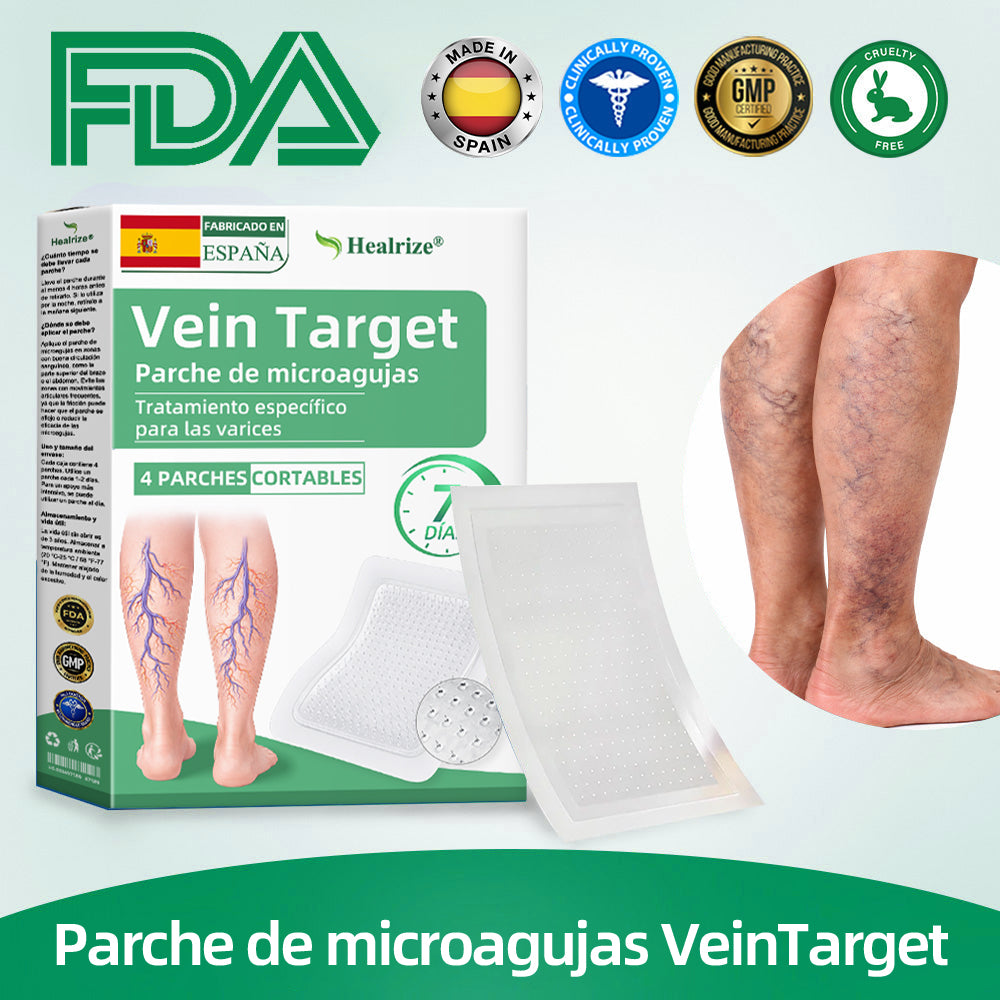 🦵🦵🦵Parche de Microagujas Healrize® VeinTarget —— Alivio Instantáneo, Resultados a Largo Plazo