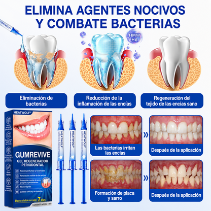 🇪🇸👨‍⚕️✅🦷 HEATWOLF® GumRevive – Gel reparador periodontal🦷✨2️⃣