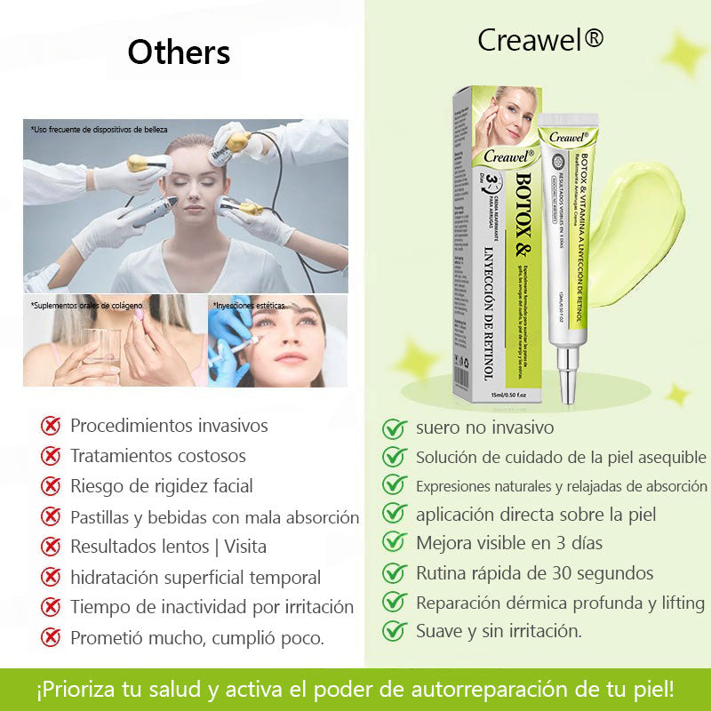 💡 𝑪𝒓𝒆𝒂𝒘𝒆𝒍® 𝑩𝒐𝒕𝒐𝒙 & 𝑽𝒊𝒕𝒂-𝑨 𝑹𝒆𝒕𝒊𝒏𝒐𝒍 𝑺𝒉𝒐𝒕 𝒄𝒓𝒆𝒎𝒂 𝒓𝒆𝒂𝒇𝒊𝒓𝒎𝒂𝒏𝒕𝒆 𝒂𝒏𝒕𝒊𝒂𝒓𝒓𝒖𝒈𝒂𝒔 ⏰ ¡Ú𝒍𝒕𝒊𝒎𝒐 𝒅í𝒂! 70% 𝒅𝒆 𝒅𝒆𝒔𝒄𝒖𝒆𝒏𝒕𝒐 🧴🧴🧴