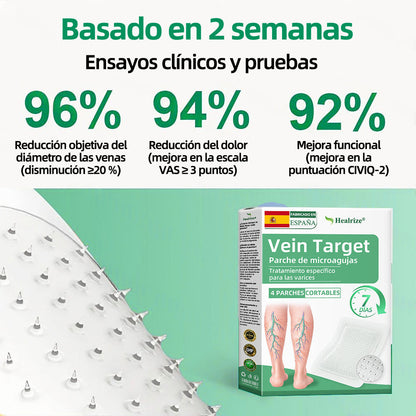 🦵🦵🦵Parche de Microagujas Healrize® VeinTarget —— Alivio Instantáneo, Resultados a Largo Plazo