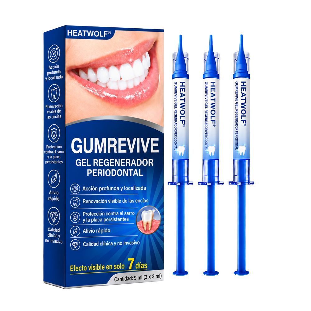 🇪🇸👨‍⚕️✅🦷 HEATWOLF® GumRevive – Gel reparador periodontal🦷✨2️⃣