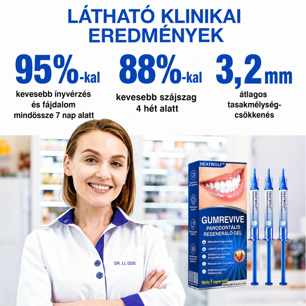 🇭🇺👨‍⚕️✅🦷 HEATWOLF® GumRevive – Parodontális helyreállító gél🦷✨3️⃣6️⃣