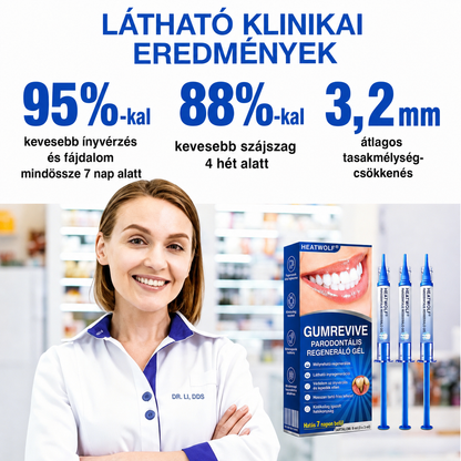 🇭🇺👨‍⚕️✅🦷 HEATWOLF® GumRevive – Parodontális helyreállító gél🦷✨3️⃣6️⃣