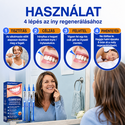 🇭🇺👨‍⚕️✅🦷 HEATWOLF® GumRevive – Parodontális helyreállító gél🦷✨3️⃣6️⃣