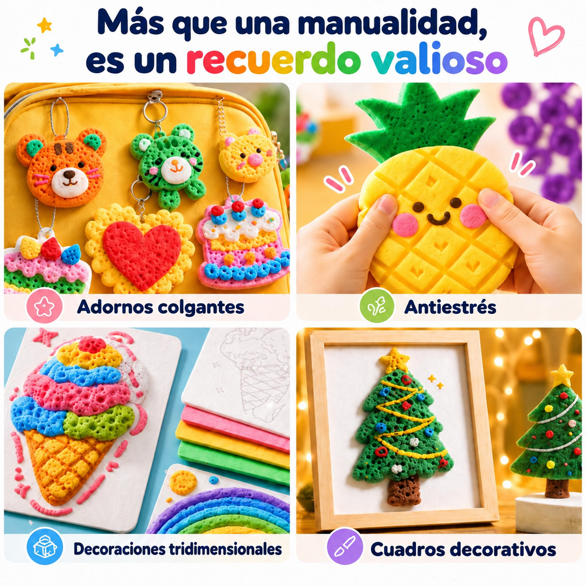 Ideas de manualidades y decoración en 3D